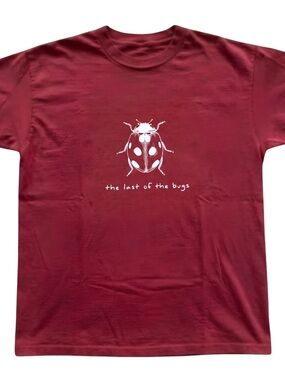 Maroon 'The Last of the Bugs' Ladybug Graphic Tee
